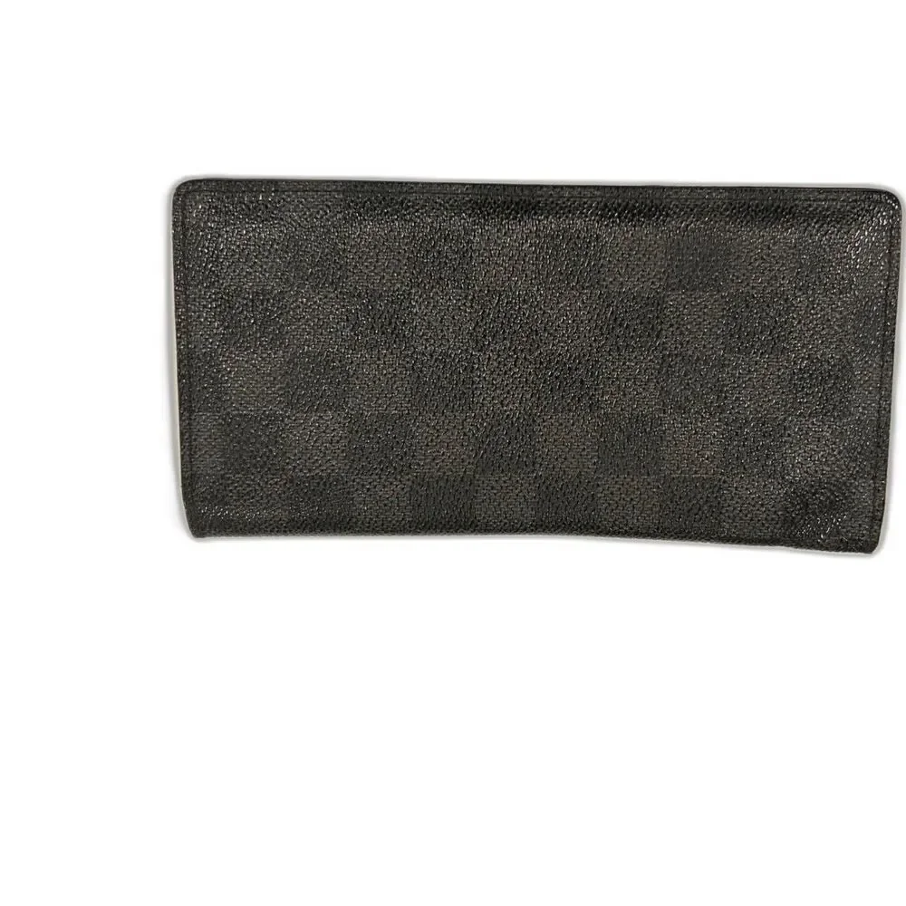 Louis Vuitton Damier Graphite Canvas Leather Brazza Wallet - Unisex